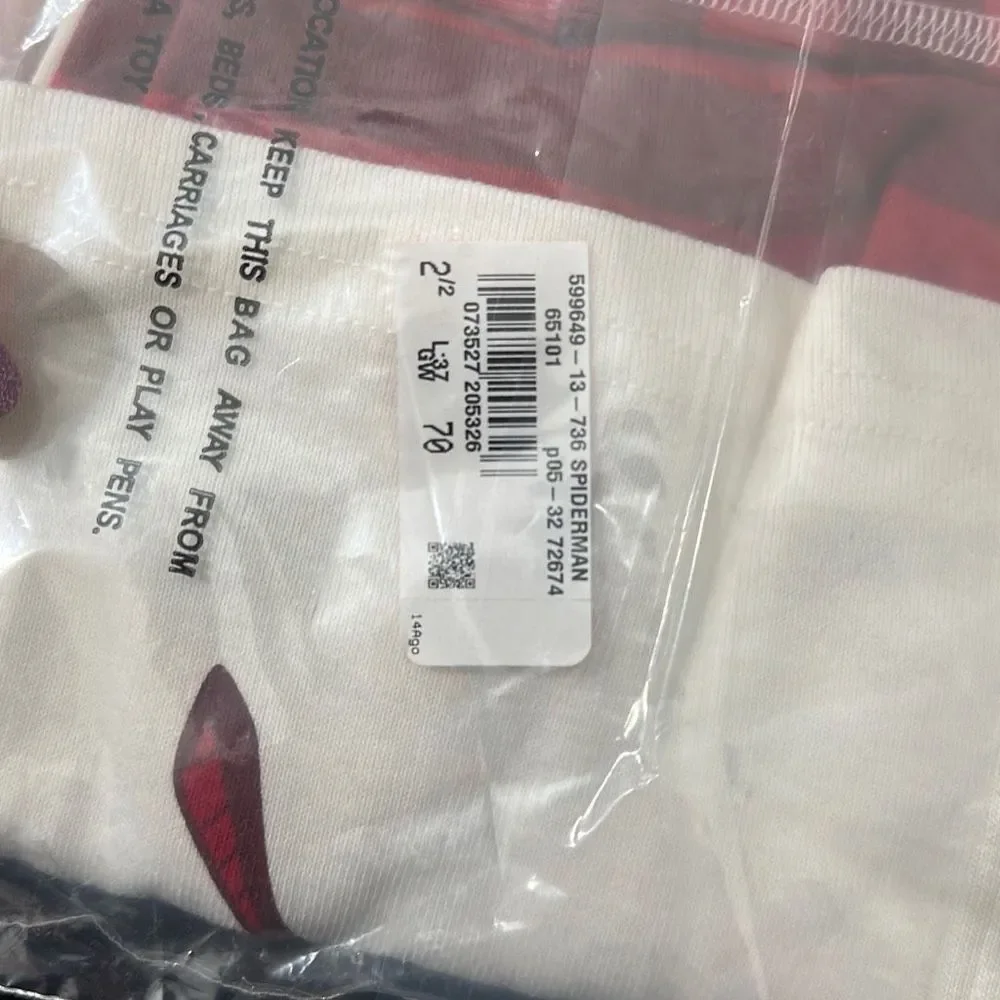 Hanna Andersson Spider-Man 2pc PJ Set NWT Sz‎ 6-12m 70cm
